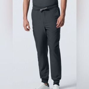 NWT Landau Men’s Landau Forward Scrub Joggers Medical Dental Pewter Gray - 2XL
